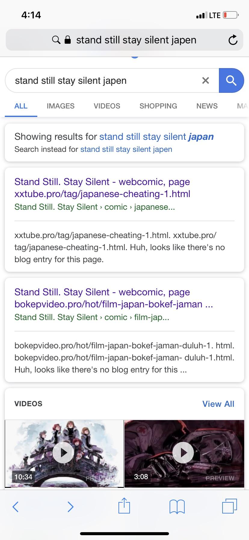 Excuse me author, why is there links to Japanese porn built into ...