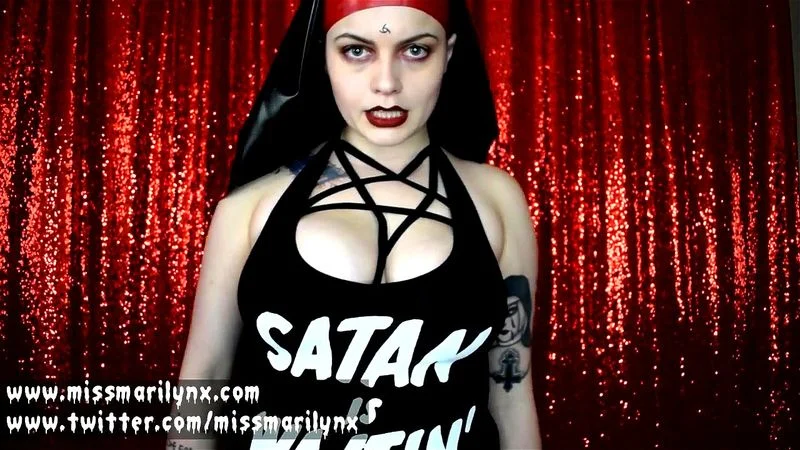 Watch Devil Worship Mantra - Satanic, Missmarilynx, Nun Porn ...