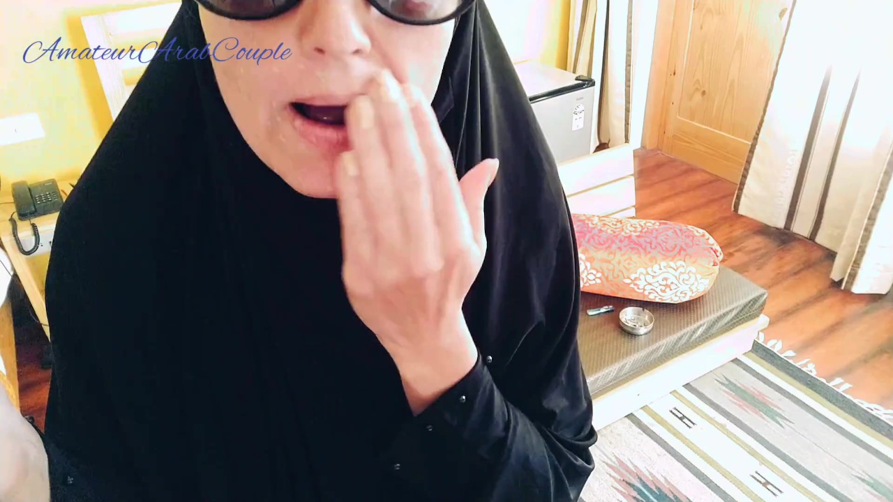 Arabic Girl Smoking With Cock And Sperm On Her Beautiful Hijab ...