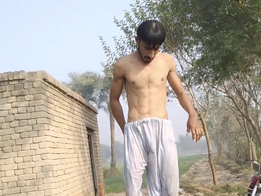 Beautiful Pakistani men - Wet Shorts - Dick Print 2 - ThisVid.com