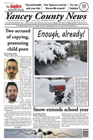 March 28 Yancey County News by Yancey County News - Issuu