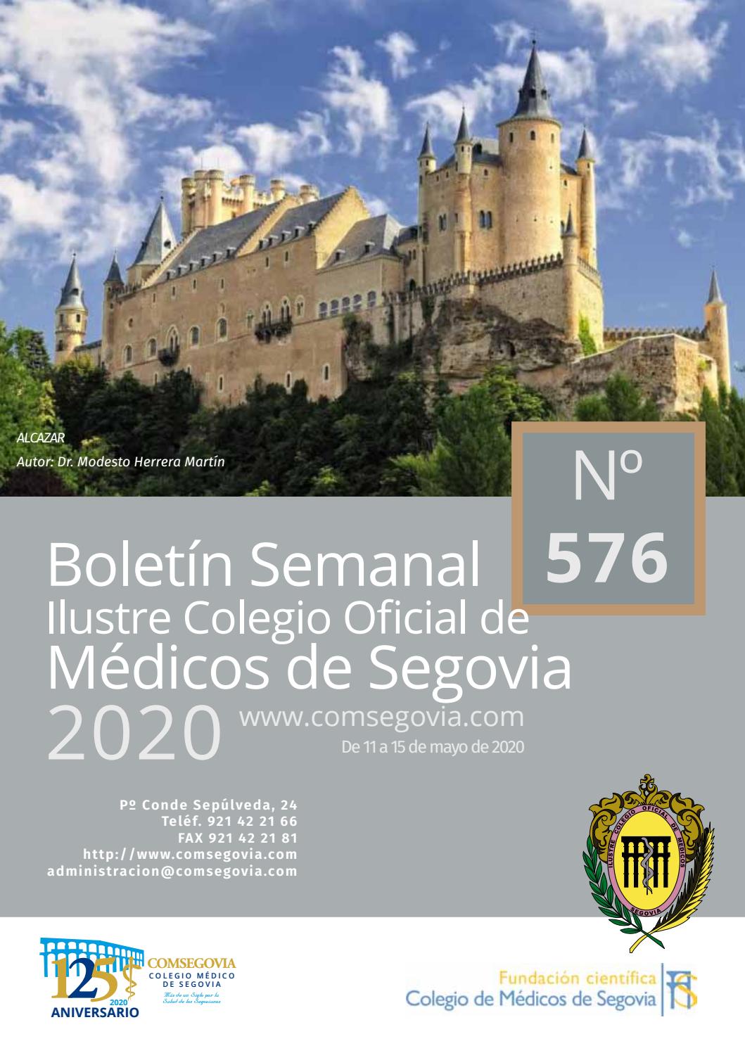 Boletin 576 COMSEGOVIA by Colegio de Medicos de Segovia - Issuu