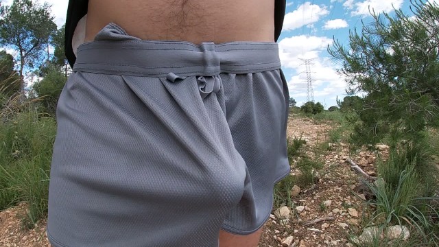I got Erect in Public while Running in Tight Shorts - Pornhub.com