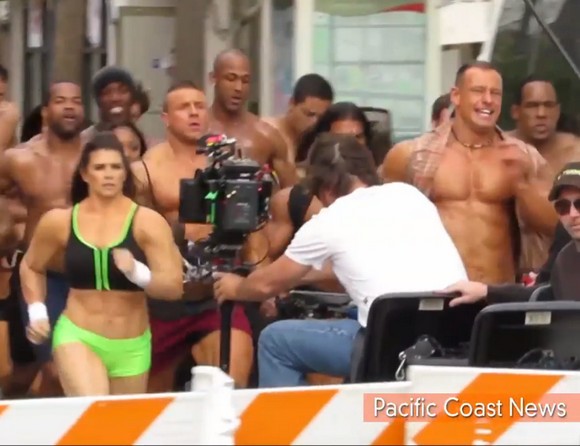 Ex-Porn Star Chris Wide Spotted On Set GoDaddy Commercial