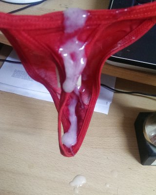 Cum on string thong panty Porn Pictures, XXX Photos, Sex Images ...