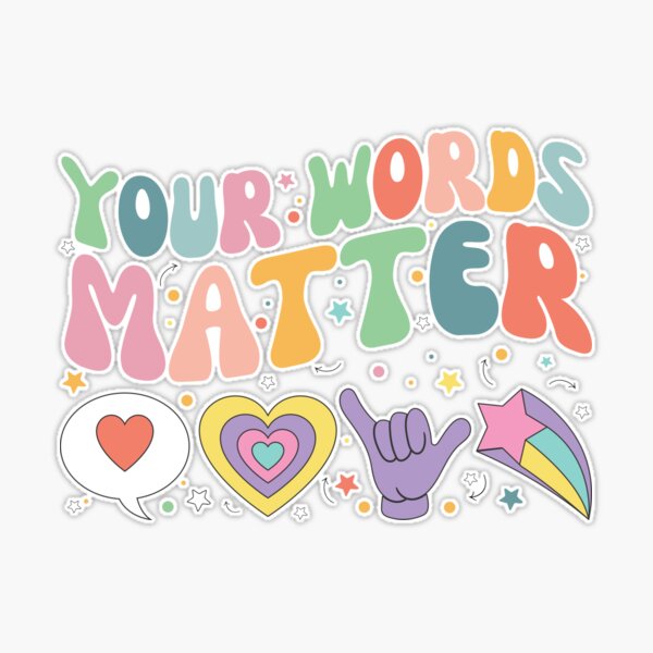 Your Words Matter Shirt AAC SPED Teacher Inclusion Tshirt ...