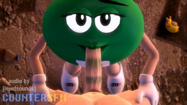 Green (M&M'S) - Rule 34 Porn