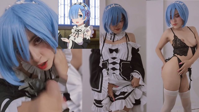 Fucking my Otaku Schoolgirl Stepsister with Rem Cosplay from Re ...