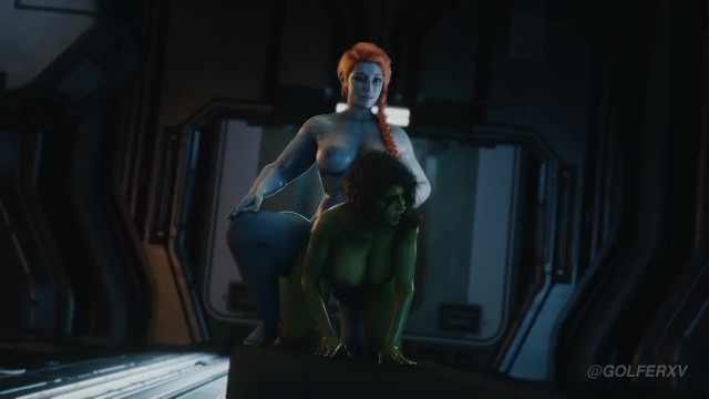 Futa Lady Hellbender x Gamora Marvel's Guardians of the Galaxy ...