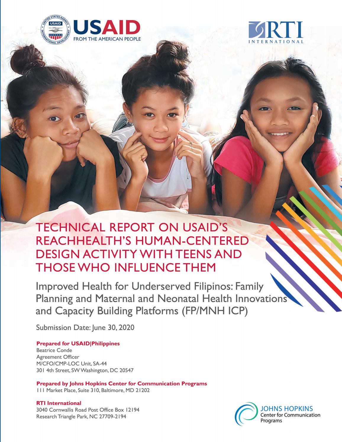 Human-Centered Design Activity with Teens Report (2020) - USAID's ...