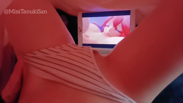 POV Kawaii Asian Girl Touching herself Watching Lesbian Porn ...