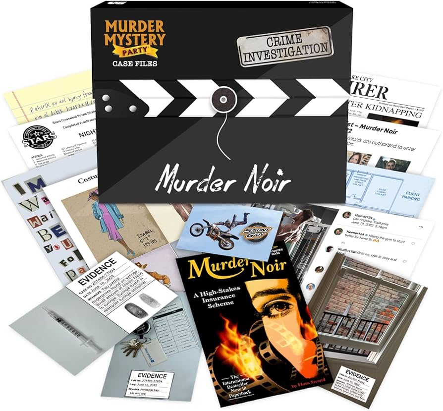 Amazon.com: Murder Mystery Party Case Files: Murder Noir for 1 or ...