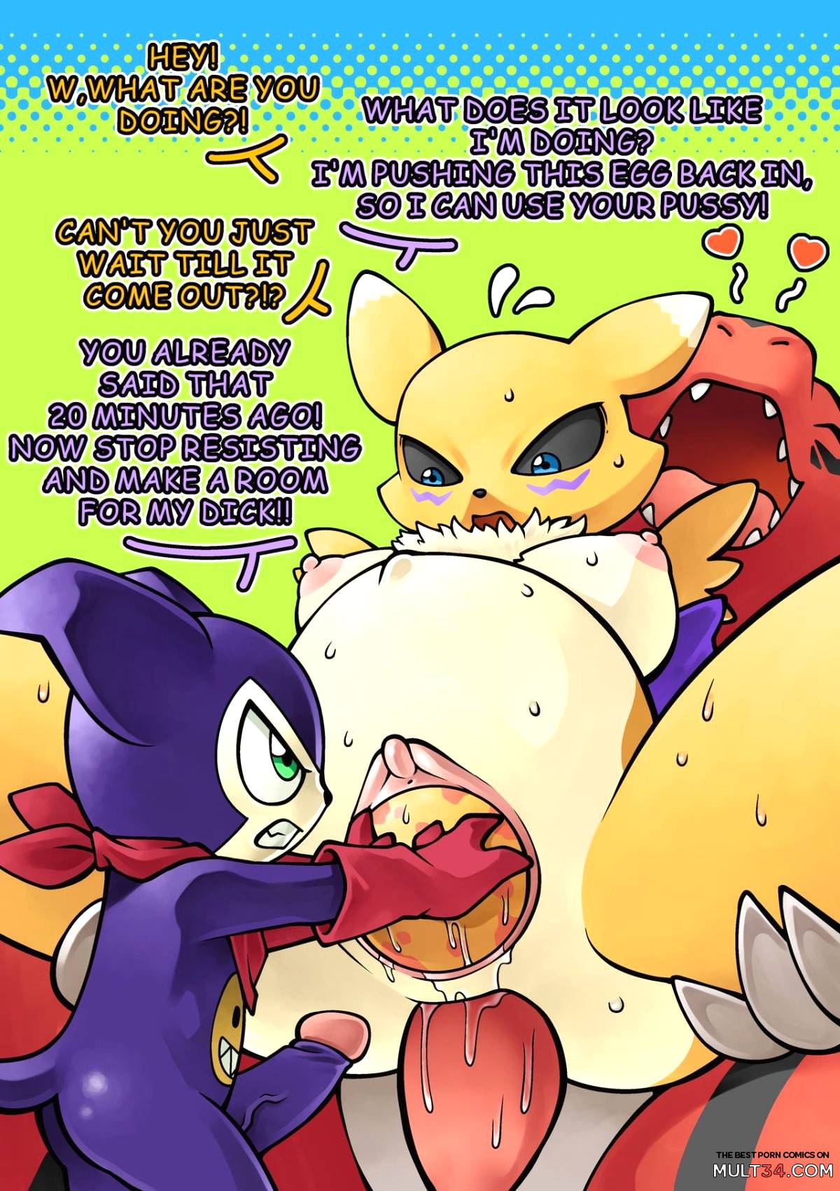 Renamon's Eggs and Other Things porn comic - the best cartoon porn ...