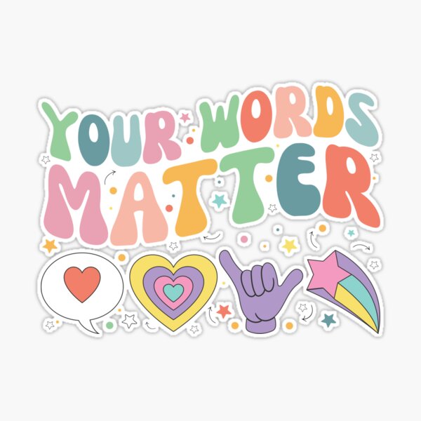 Your Words Matter Shirt AAC SPED Teacher Inclusion Tshirt ...