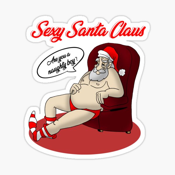 Sexy Santa Claus Stickers for Sale | Redbubble