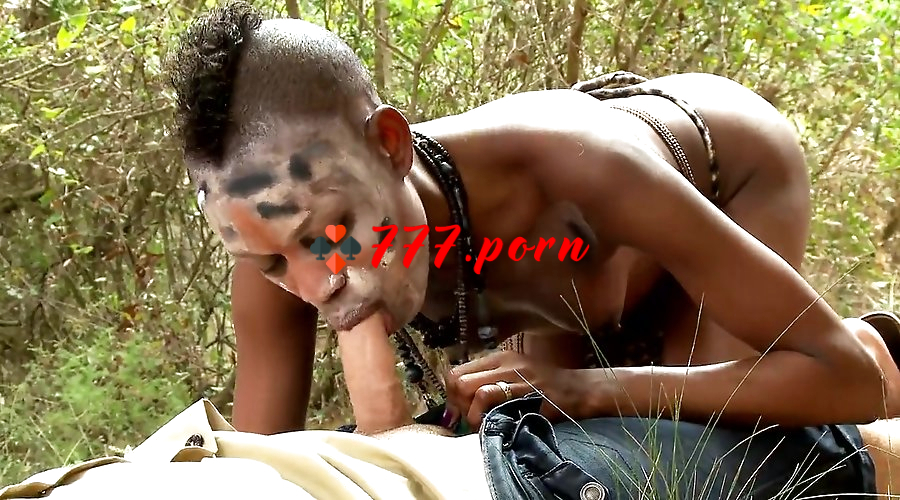 Hardcore porn with a black woman from a wild tribe ♦️ 777.porn