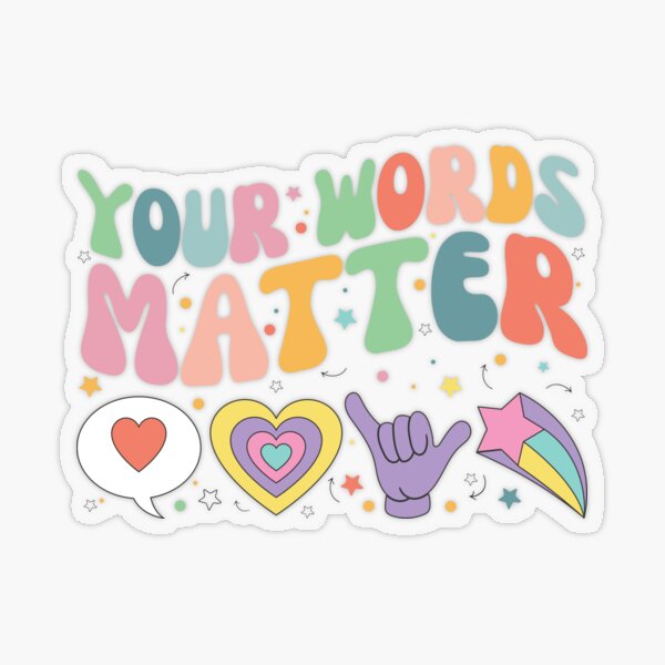 Your Words Matter Shirt AAC SPED Teacher Inclusion Tshirt ...