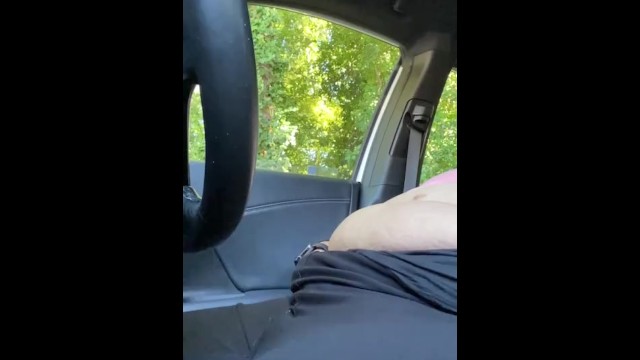 Clit Rubbing Orgasm in the Car! - Pornhub.com