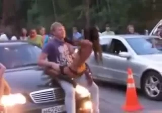 Car Show Girl Practically Fucks Guy In Public - Shooshtime
