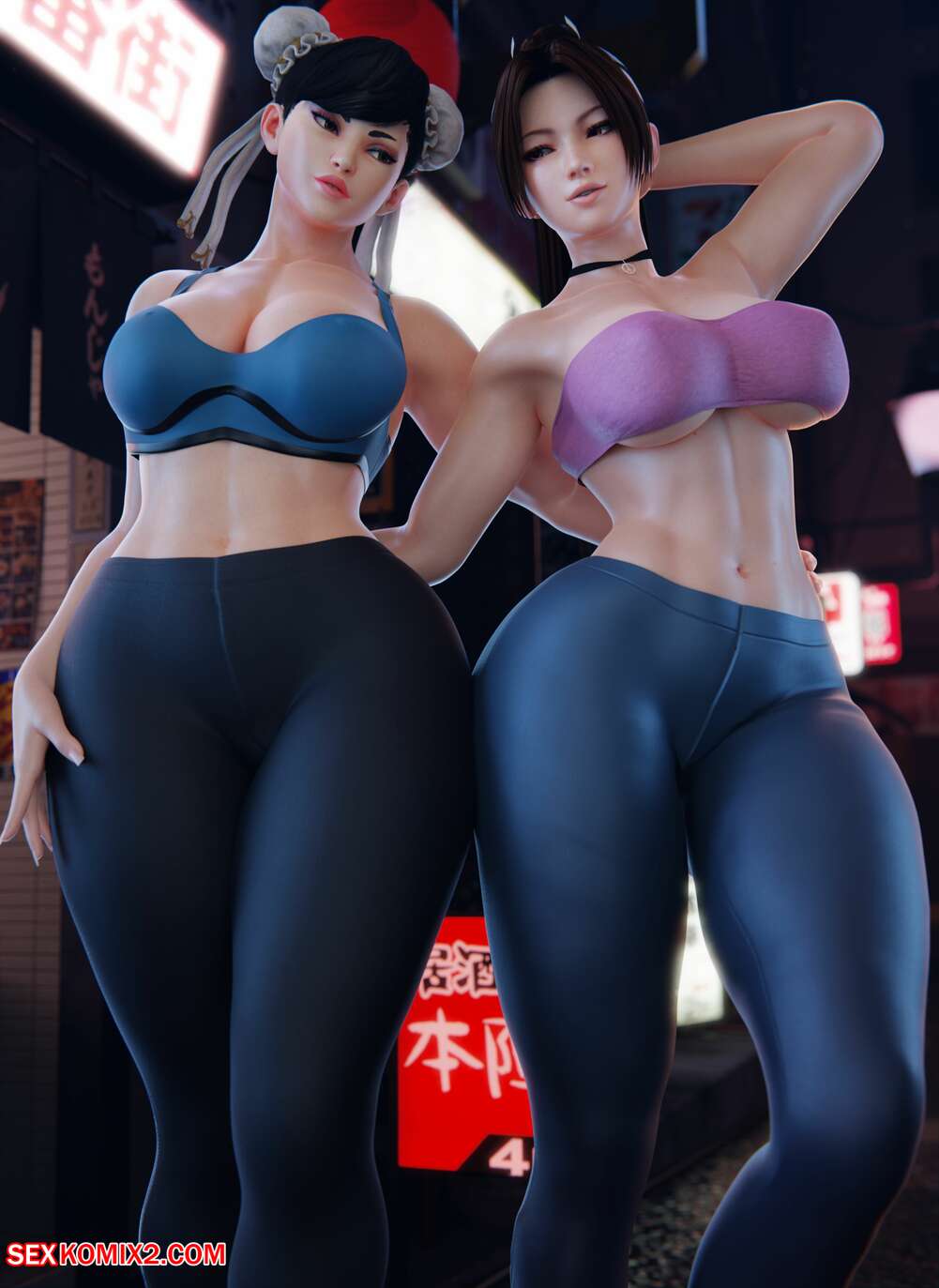 ✅️ Porn comic Street Fighter. Chun Li and Mai Shiranui ...