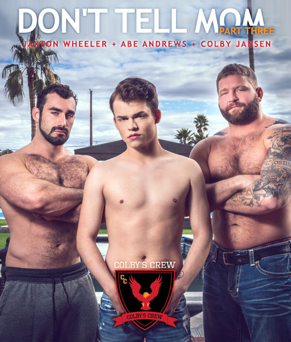 Colby Jansen and Jaxton Wheeler Fuck Abe Andrews in 'Don't Tell ...