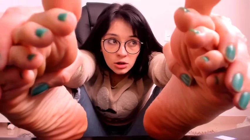 Female Perfect Feet Long Toes Closeup Webcam Show Anah 2020-04-06 ...