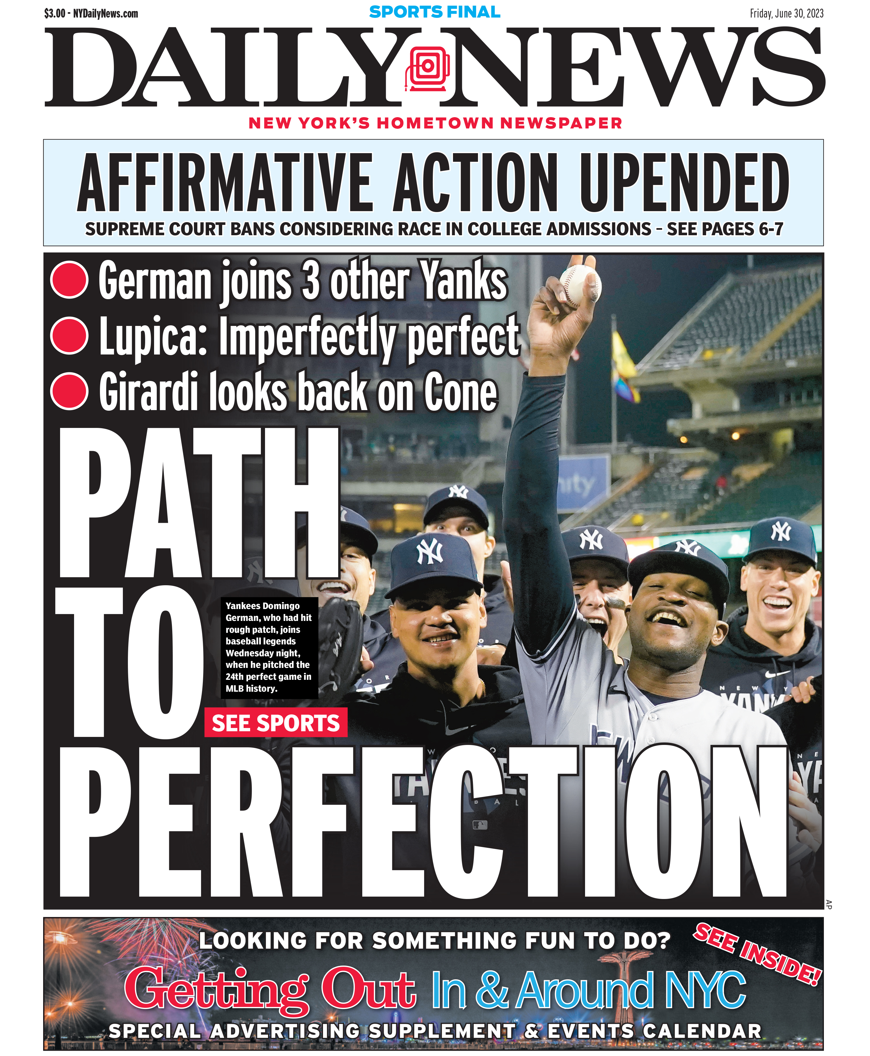 New York Daily News front pages 2023 – New York Daily News
