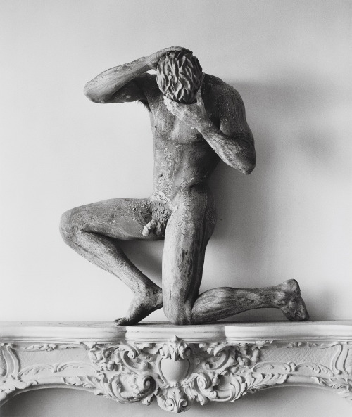 thumbs.pro : smegginglogin: CLAY NUDE ON MANTLE by Herb Ritts, 1989