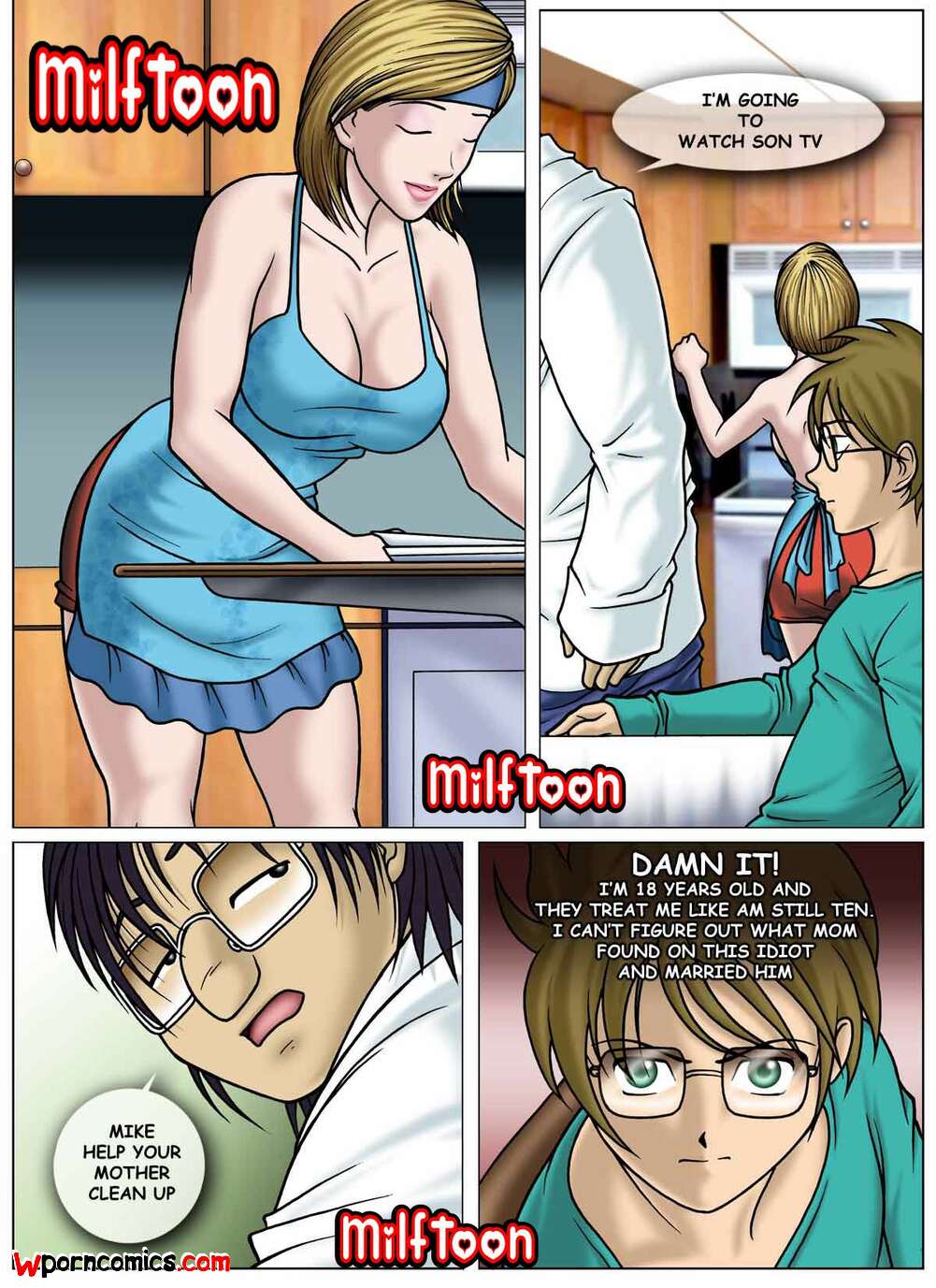 ✅️ Porn comic Suprizing. Chapter 1. MILFToon. Sex comic dinner ...