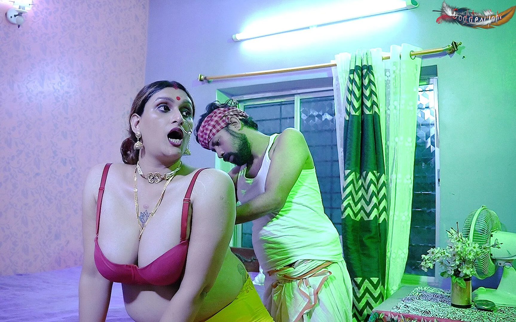 Desi Bold Movies: Desi Servant and Local Madam with Big Breasts ...