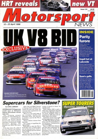 Motorsport News Issue 124 - 10-23 April 1998 by V8 Sleuth - Issuu