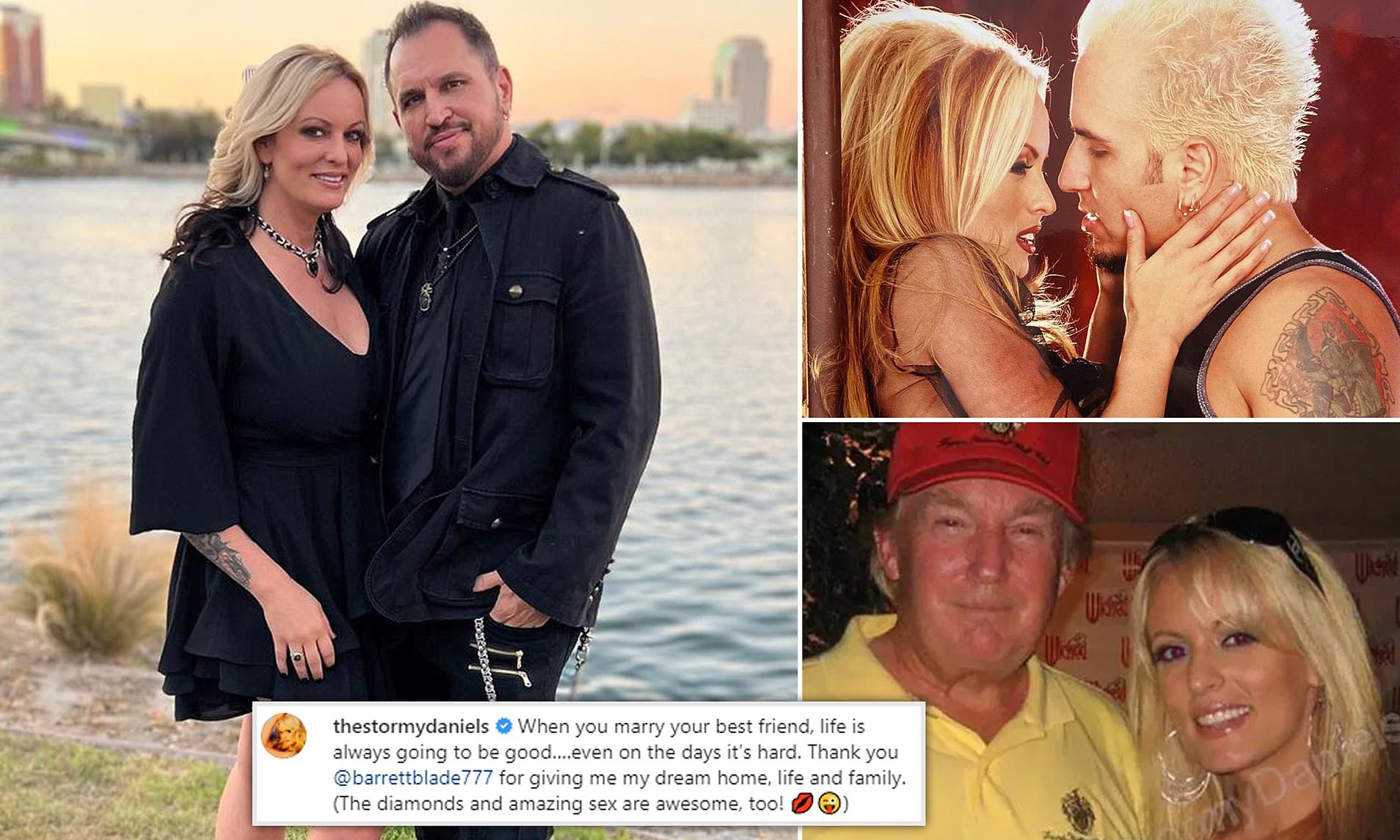 Stormy Daniels has married porn star Barrett Blade as Trump faces ...