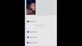 Snapchat Screen Recording Blonde Deep Throats Dick Blowjob ...