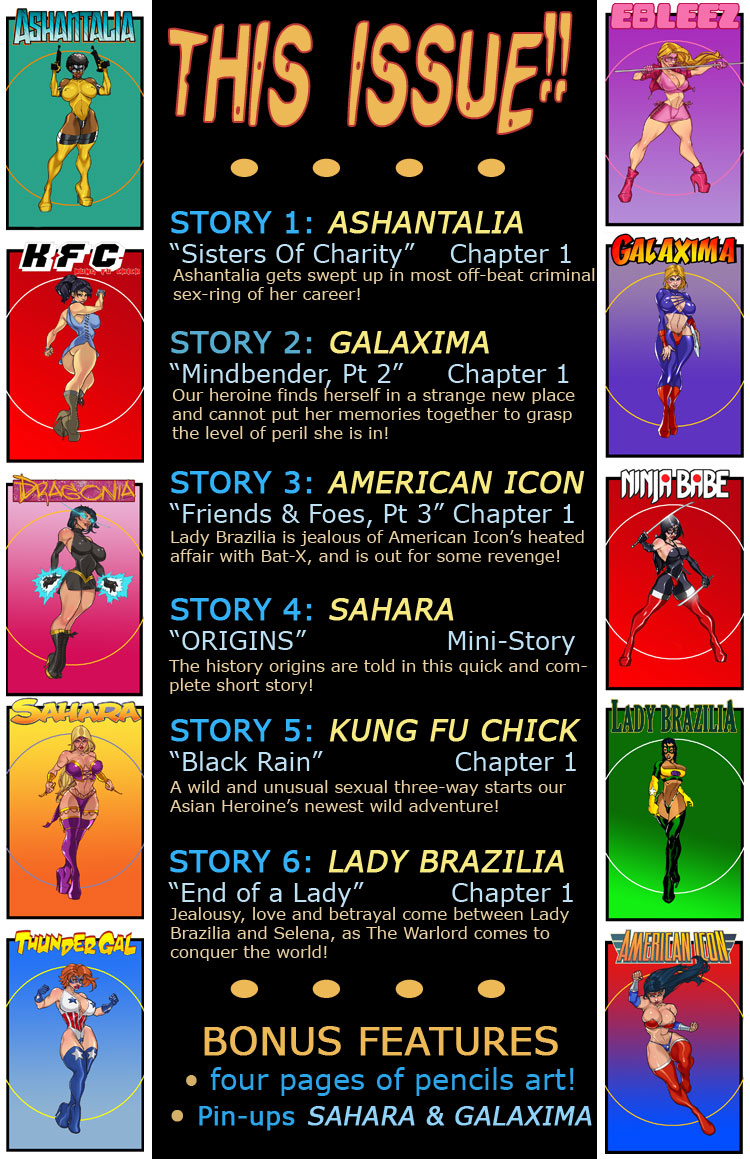 9 Superheroines - The Magazine #1 - Page 3 - HentaiEra