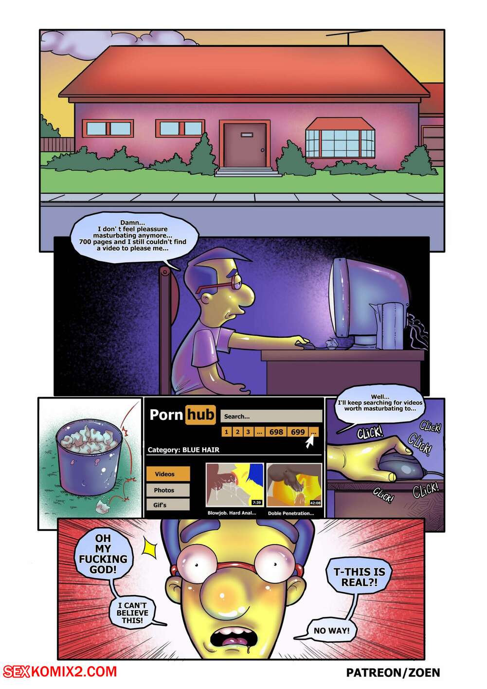 ✅️ Porn comic The Simpsons. My Best Friends Mom. Zoen. Sex comic ...