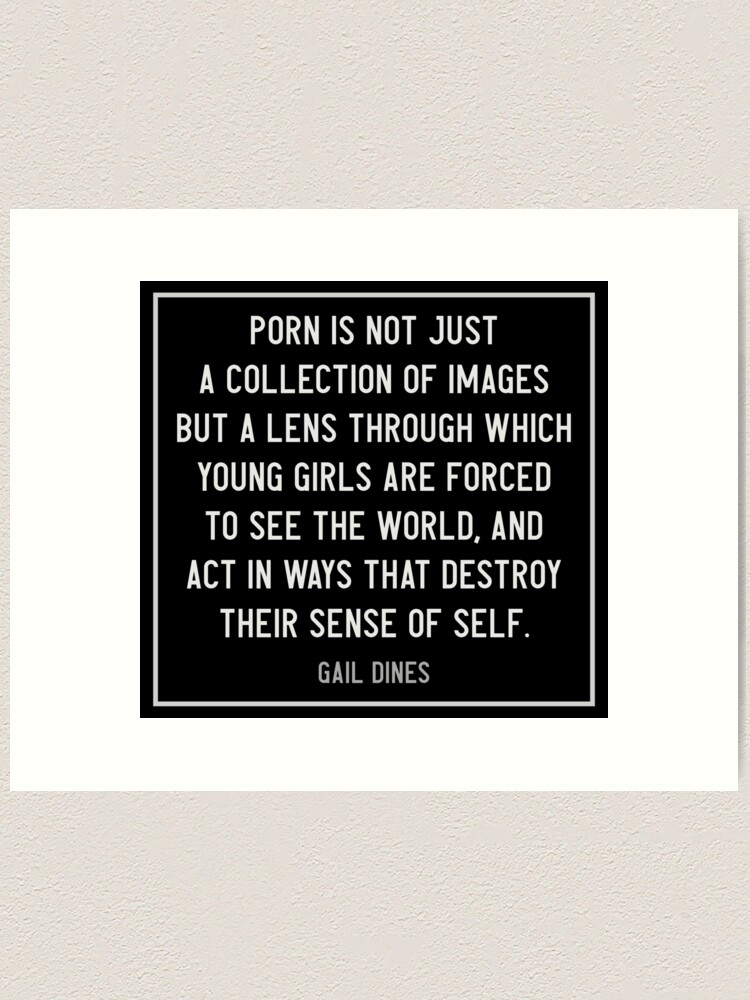 Porn is the lens through which young girls are forced to see the ...