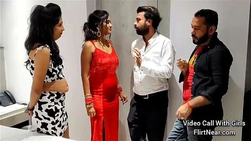 Watch Indian two couple swap their wife - Foursome - Desi, Saree ...