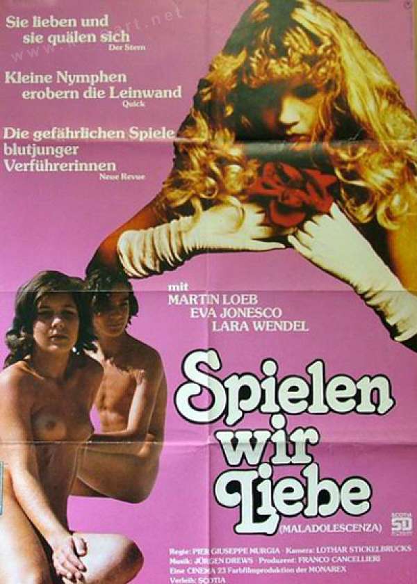 Spielen wir Liebe - German A1 Movieposter (23x33 in) from 1977 ...