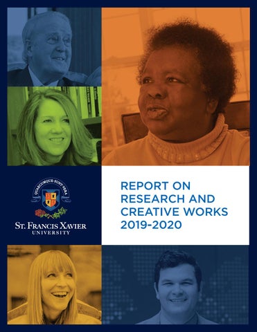 StFX Report on Research and Creative Works 2019-2020 by Stfx ...