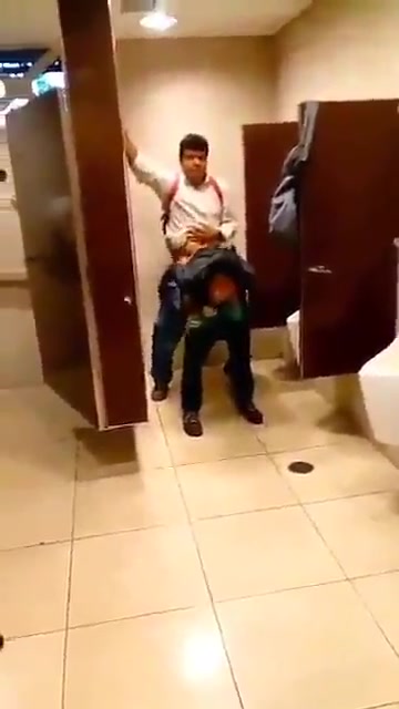 Public Toilet Antics - ThisVid.com