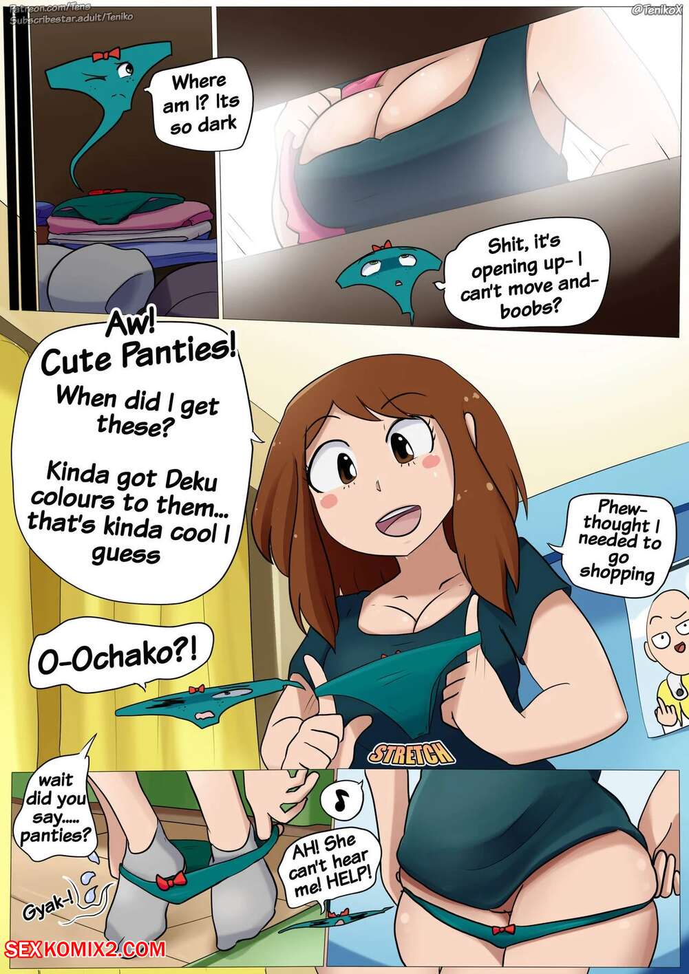 ✅️ Porn comic Panties and socks. MHA Sex comic busty brunette ...