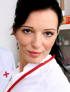 Naughty nurse Lora HD video and photos