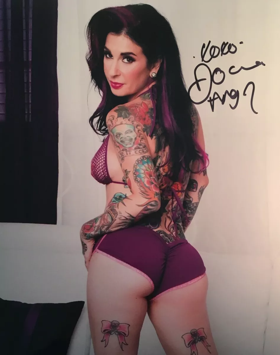 Joanna Angel Super Sexy Signed 8x10 Photo Adult Model COA N8 | eBay