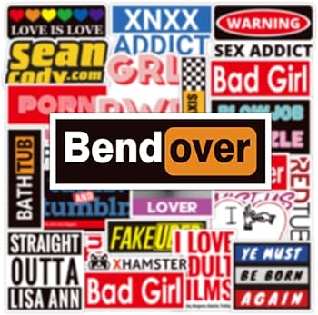 Amazon.com: NG2D58 Sexy Words Stickers Pack 50pcs Vinyl Waterproof ...