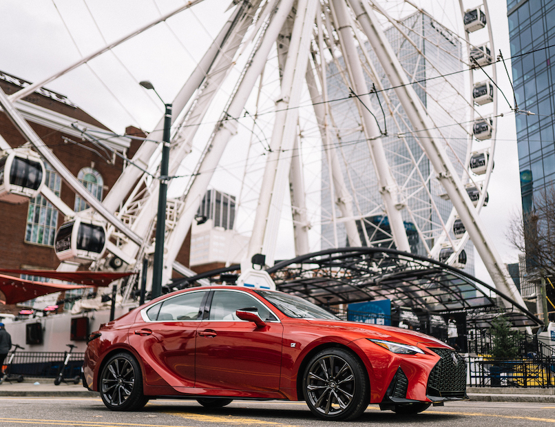 Atlanta Lifestyle Tour in the 2021 Lexus IS 350 F Sport