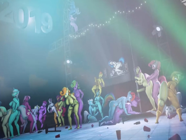 Giant Furry Futa Orgy In The Club Porn Cartoon