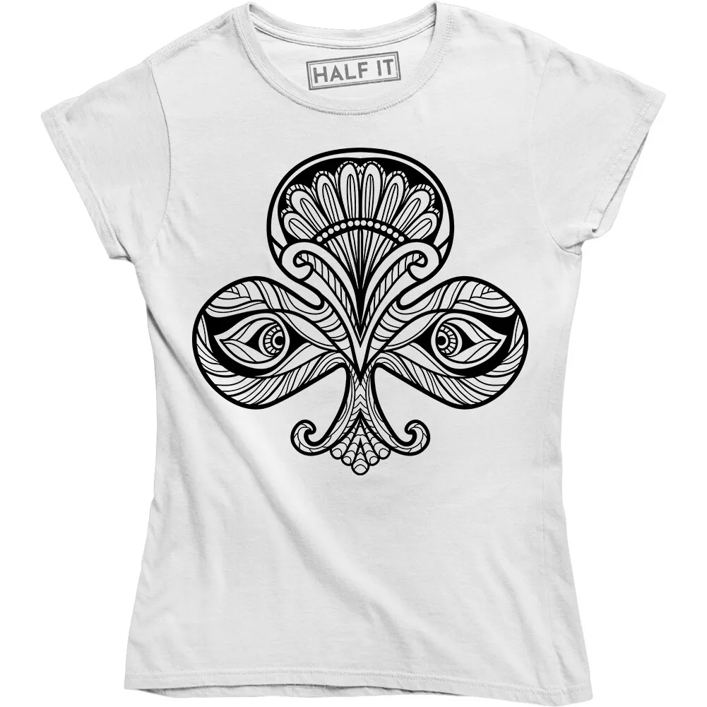 Printing Artwork Flower Shirt Tattoo Graphic Design Women's Tee T ...