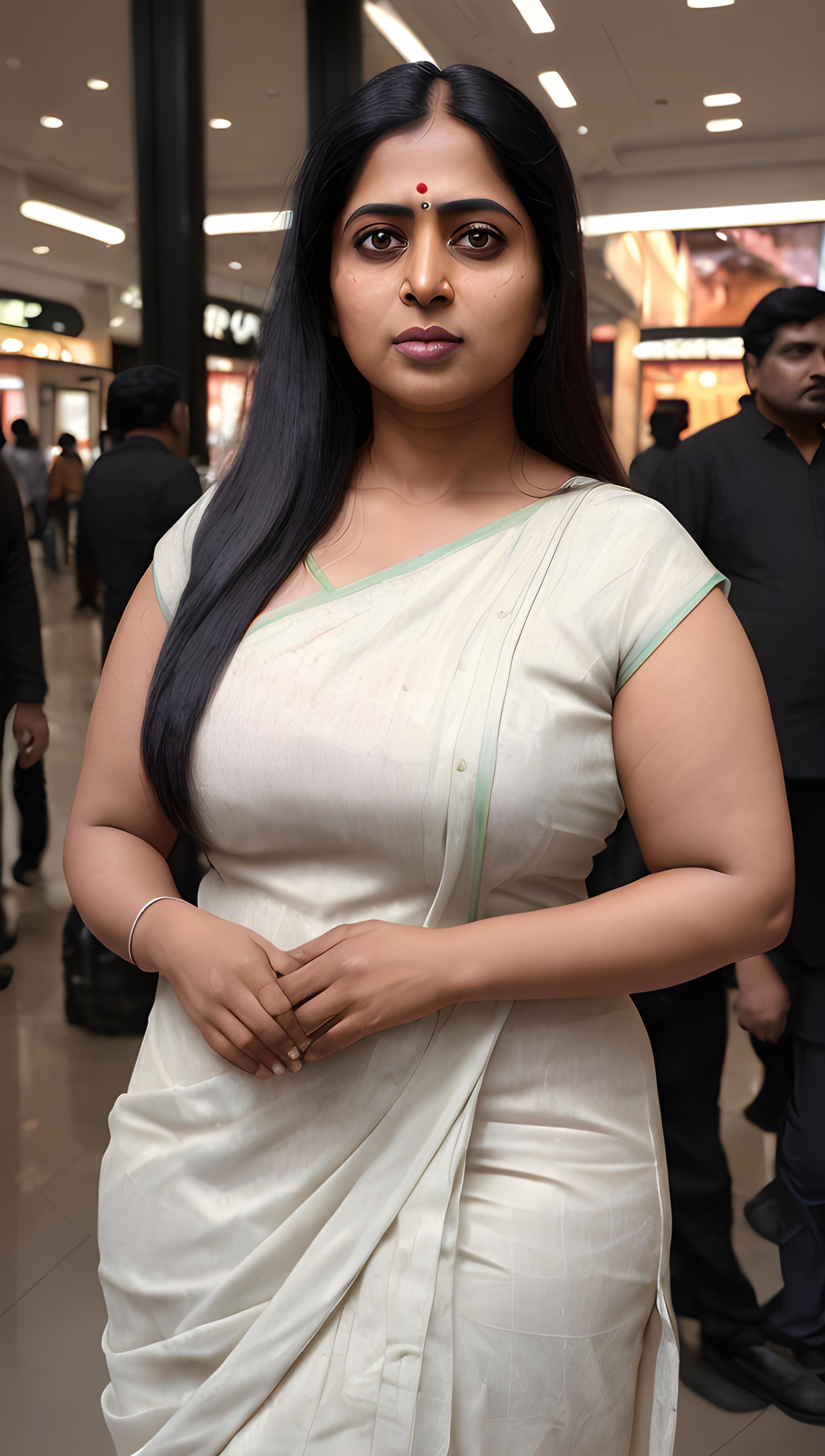 Sneha at the Mall - by Ankit Roy - After A Good Date