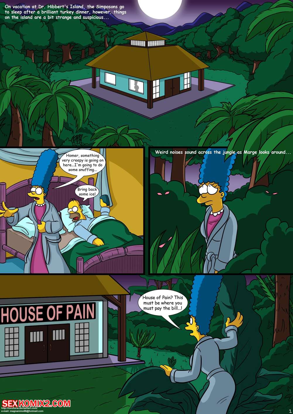 ✅️ Porn comic Treehouse Of Horror. Chapter 1. The Simpsons ...