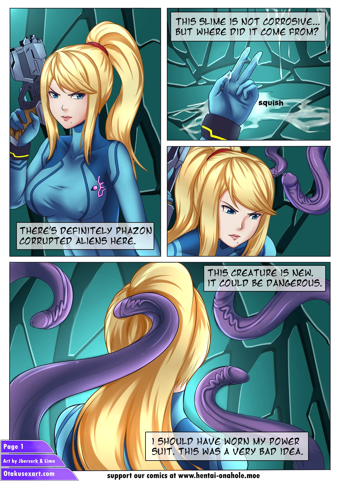 Samus Aran Tentacles